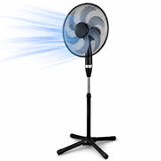 Ventilatore a Piantana 75W con 6 Pale Diametro 40cm e Griglia 45cm 3 Velocità