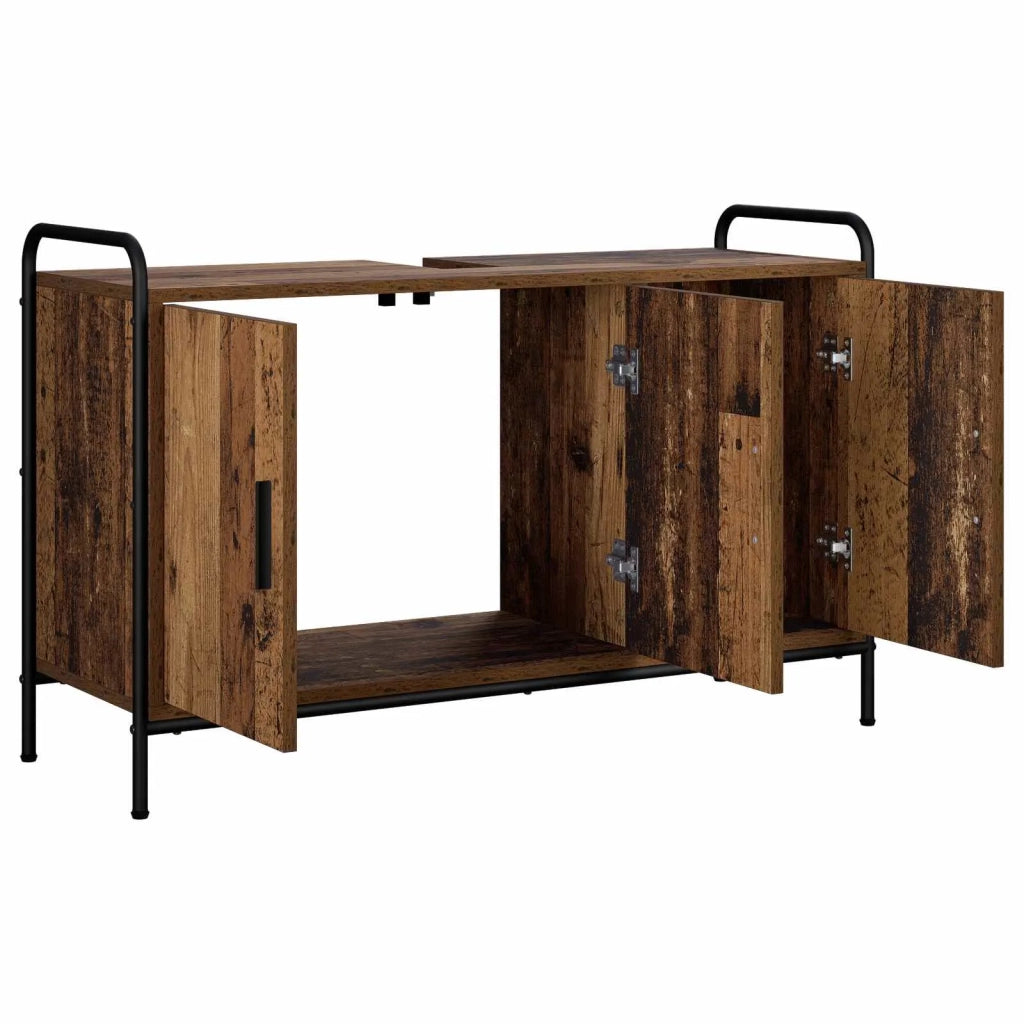 Mobile da Bagno Legno antico 95 x 34 x 61 cm 8014068