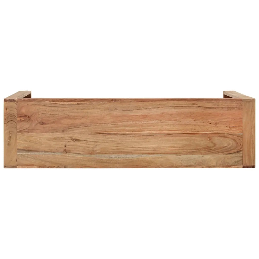 Tavolo Consolle 110x30x76 cm in Legno Massello di Acacia