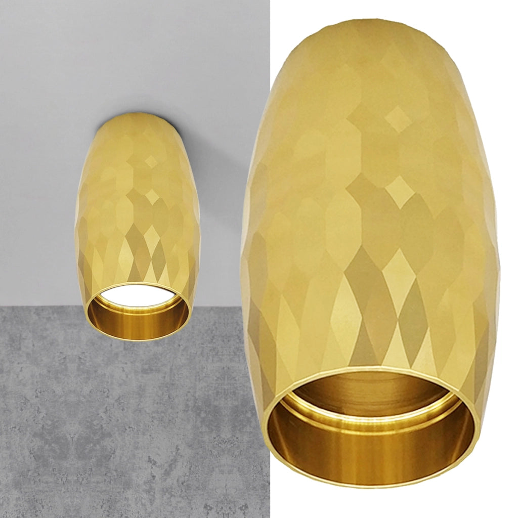 Plafoniera spot BELLA oro GU10 da soffitto Polux 323385