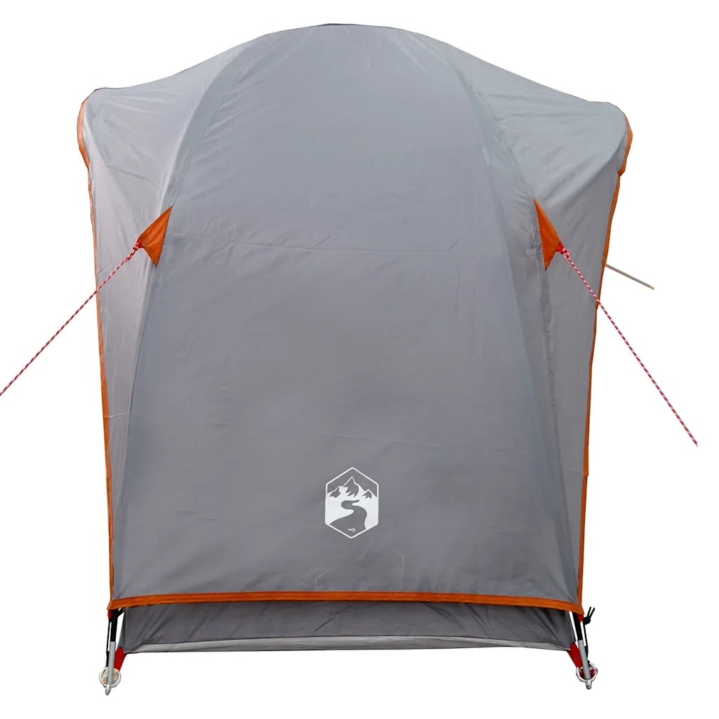 Tenda da Campeggio 1 Persona Grigio e Arancione Impermeabile 4009544