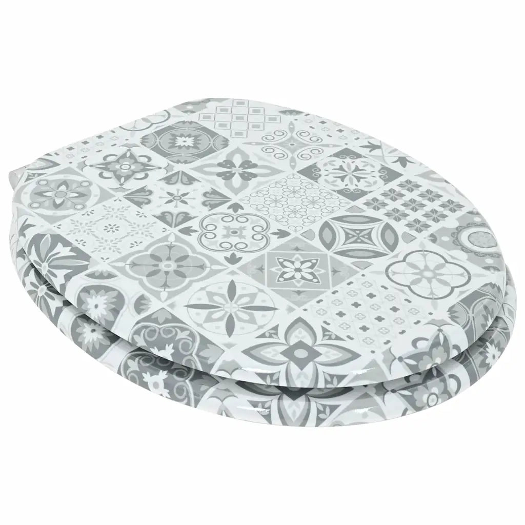 Sedile per toilette con chiusura morbida 44 x 38 cm CFW8824744