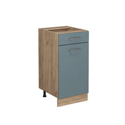 Vicco Mobiletto base per cucina Grigio-blu 40 cm senza piano di lavoro