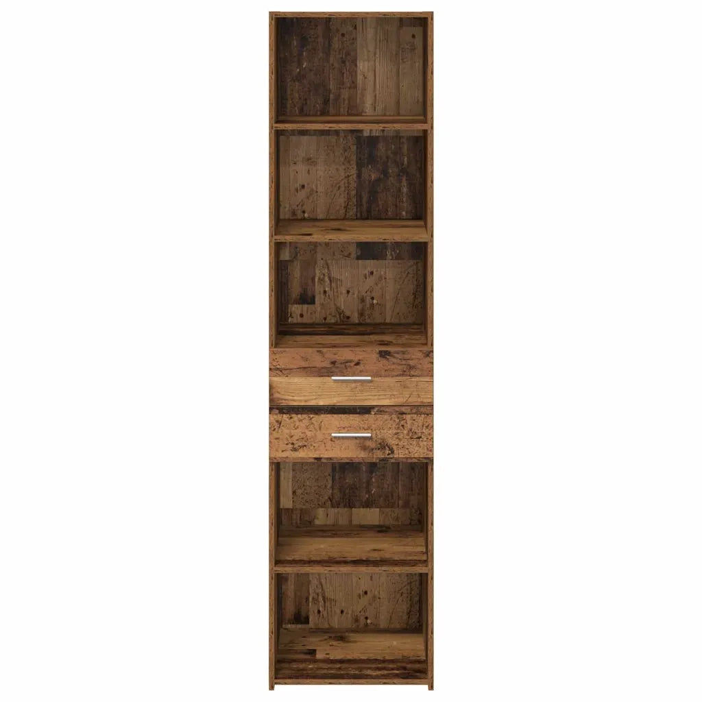 Credenza | Madia | Buffet da pranzo | Armadio da pranzo Legno vecchio 45 x 42,5 x 185 cm Legno multistrato