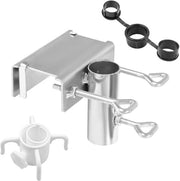 Sostegno per Ombrellone Adattabile - Supporto per Ombrellone per Balcone - Beugolo Metallico - Diametro 25-38 mm - Per Balconi/Terrazzi - Inclusa Anello di Adattamento - Stendardo per Ombrellone