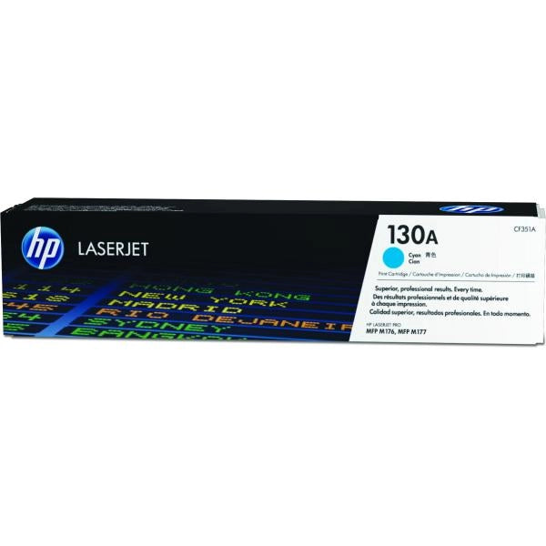 CF351A Toner Originale Ciano per Color LaserJet Pro M176n Capacità 1000 Pagine