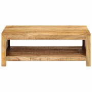 Tavolino da Salotto 80x55x30 cm in Legno Massello di Mango 351579