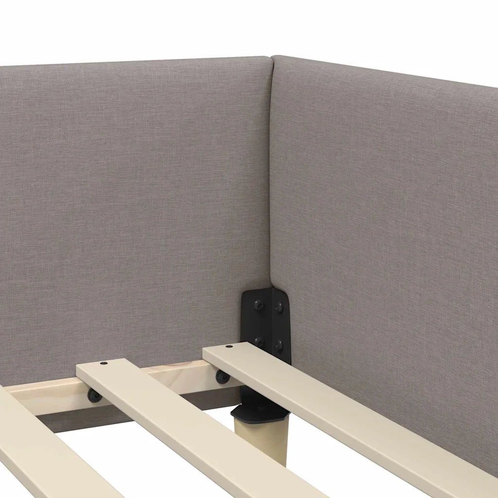 Cornice del letto ad angolo Talpa 90 x 190 cm Tessuto 42016114