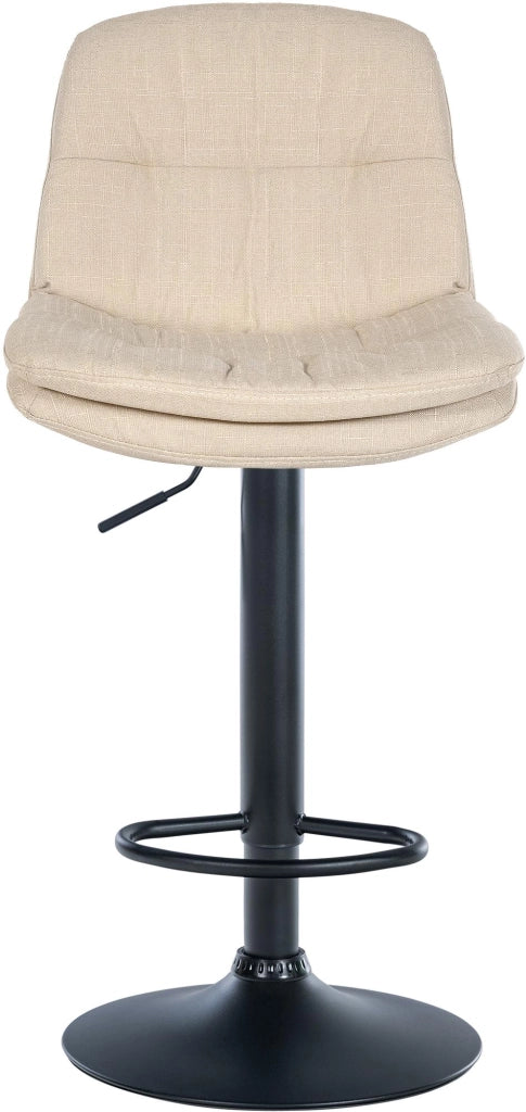 Barhocker Laurel Stoff schwarz
