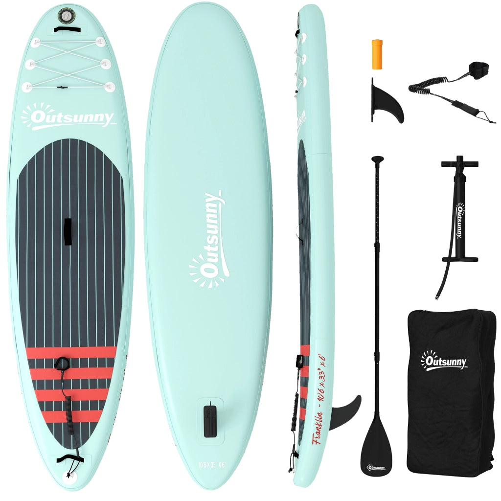 Tavolo da Paddle Surf Inflatable 320 cm Antiscivolo ¨C zephmum ¨C Alluminio Nero