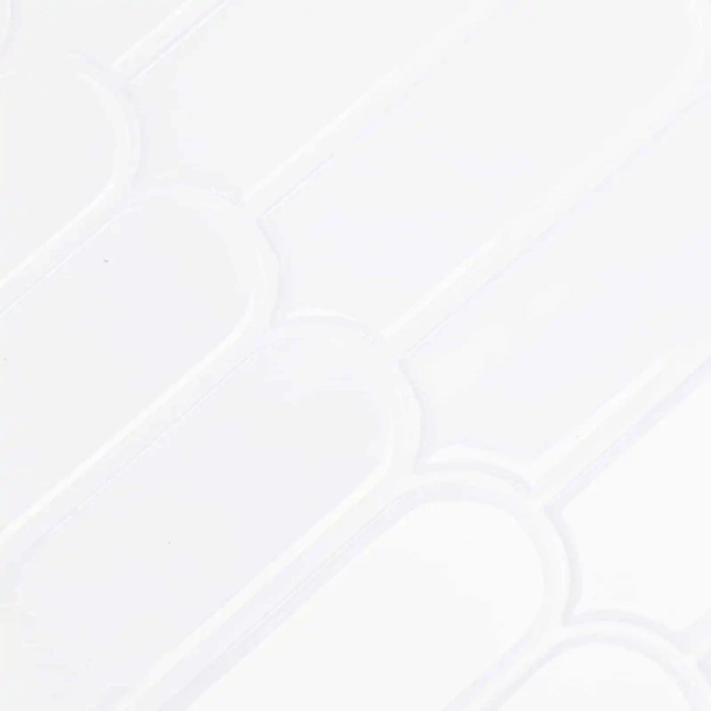 Piastrella Piuma 20 pcs Bianco 30 x 30 cm Poliuretano e PET