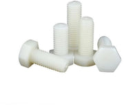 Viti nylon zeskant - Resistente all'usura e alla corrosione - Utilizzo multifunzionale - Materiale bianco - Caratteristiche robuste