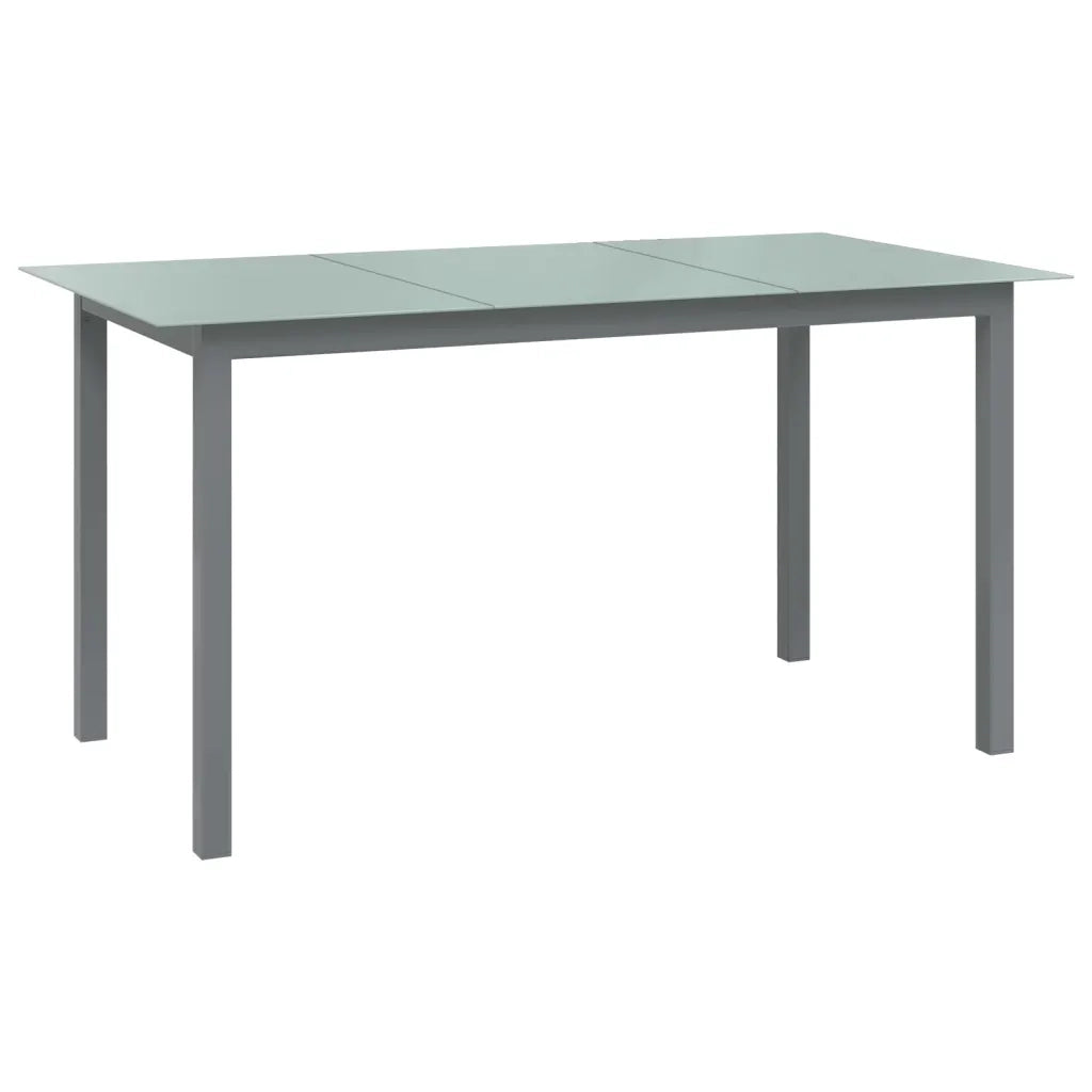 Set da Pranzo da Giardino 10 pz Nero e Argento cod mxl 45891