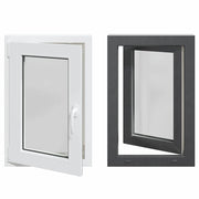 Finestra per Soffitta RISOR 50 x 75 cm PVC e Vetro Antracite CFW2586617