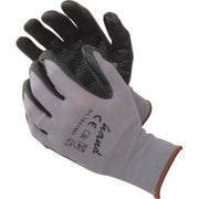 GUANTO NITRILE NERO PUNTINATO WORKIT - MAGLIA LEGGERA SINTETICO GRIGIO  7- 12 paia