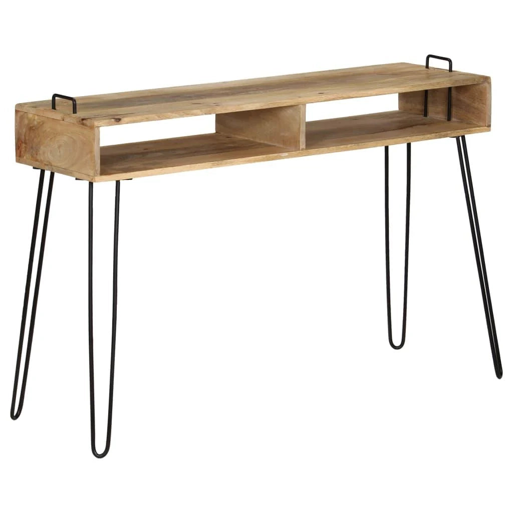 Buffet credenza mobiletto consolle mobile contenitore legno massello di mango 115 cm 4402227