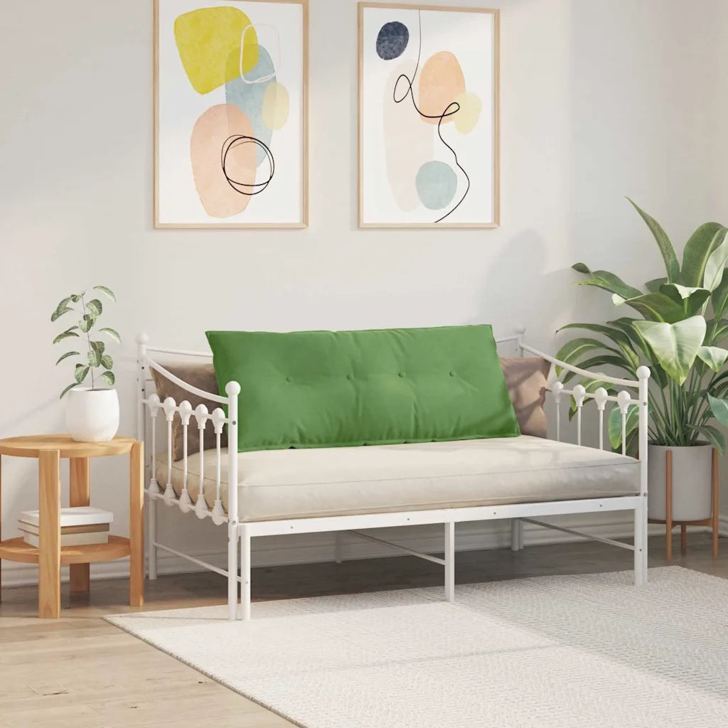 Cuscino per Schiena Verde chiaro 120 x 50 cm Tessuto in Cords 42014807