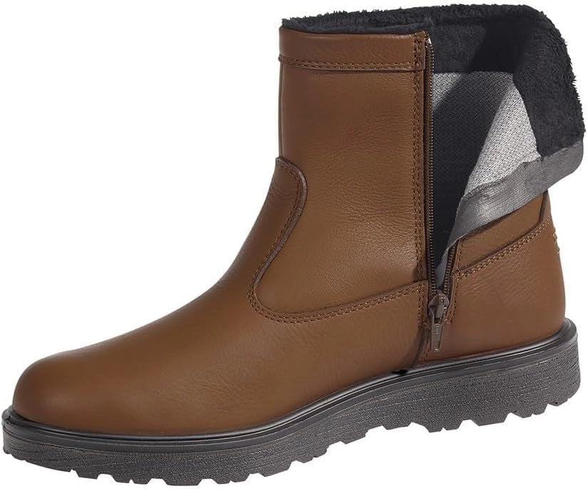 Stivaletto Oliato Marrone Cerniera Gritex - Scarpe Invernali