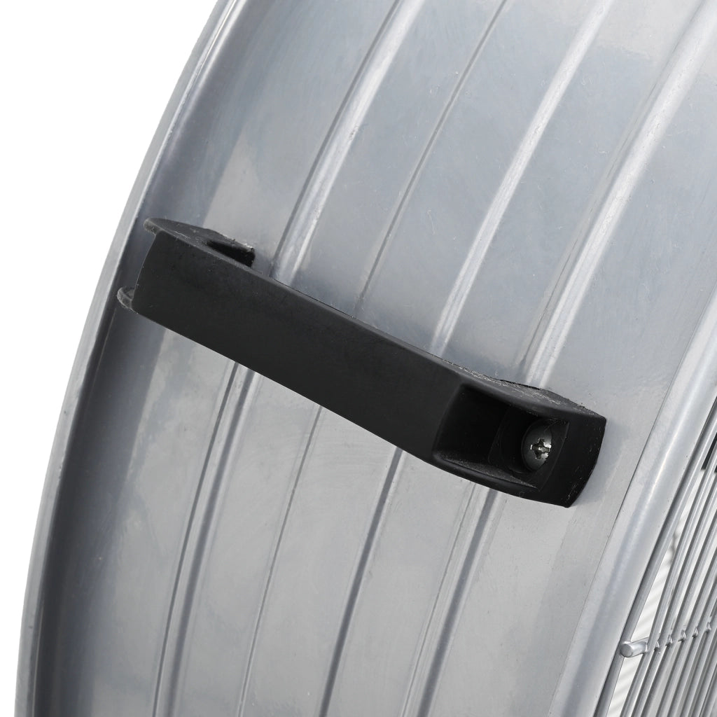 Ventilatore a tamburo  con ruote, 3 velocitÃ , argento, ?77 cm