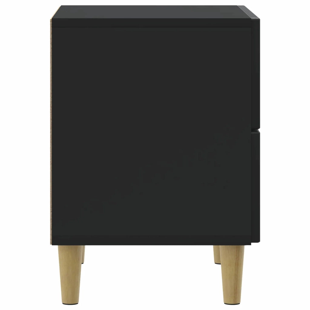 Armadio da Notte con cassetto 2 pcs Nero 43 x 34,5 x 48 cm 894528