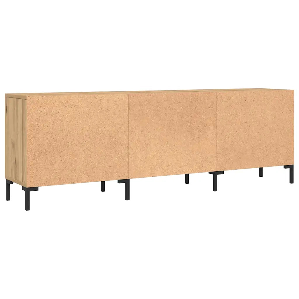 Mobile Porta TV-Mobile per TV-Credenza TV Rovere Artigianale 150x30x50cm in Truciolato 826963