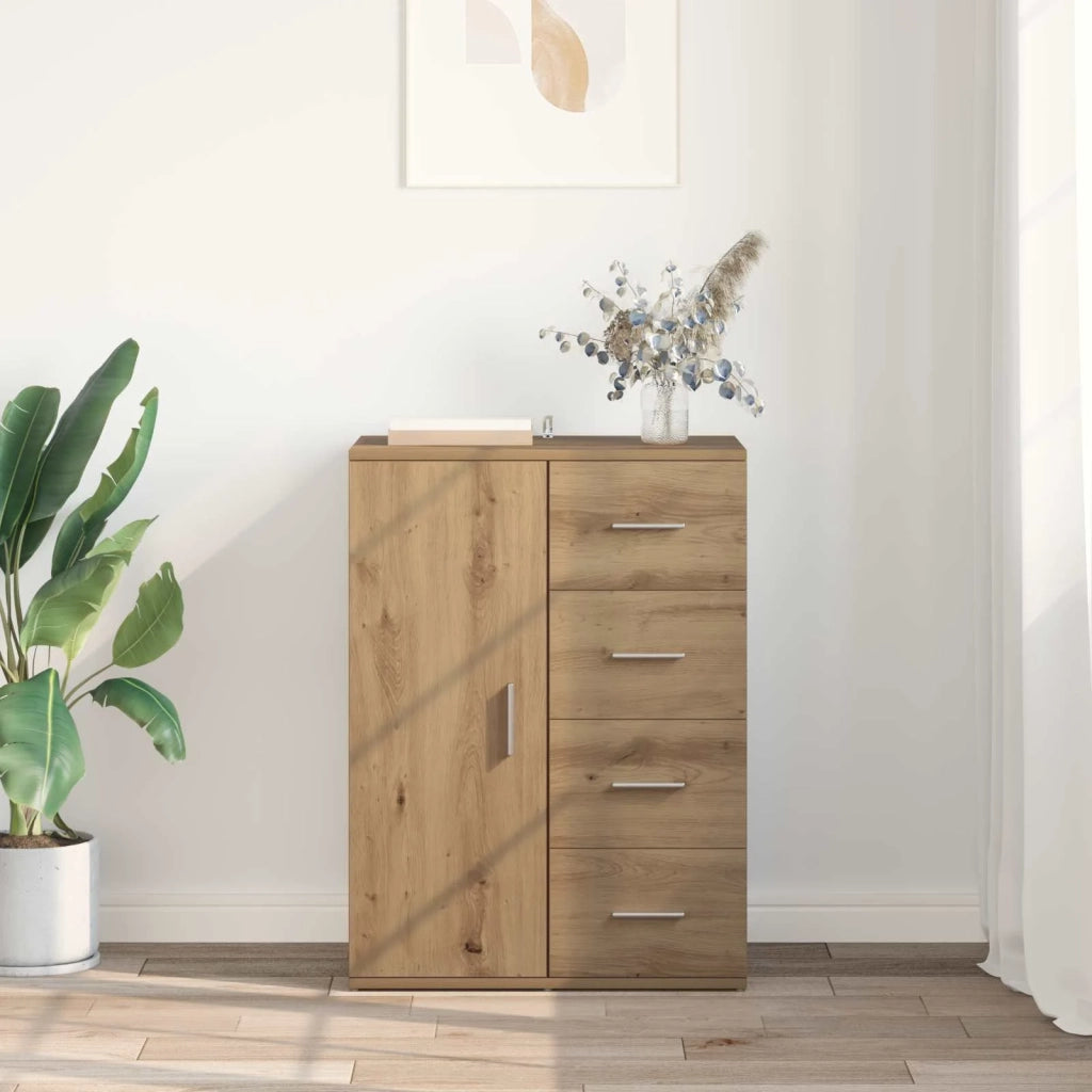 Credenza Rovere artigianale 59 x 39 x 80 cm Legno multistrato