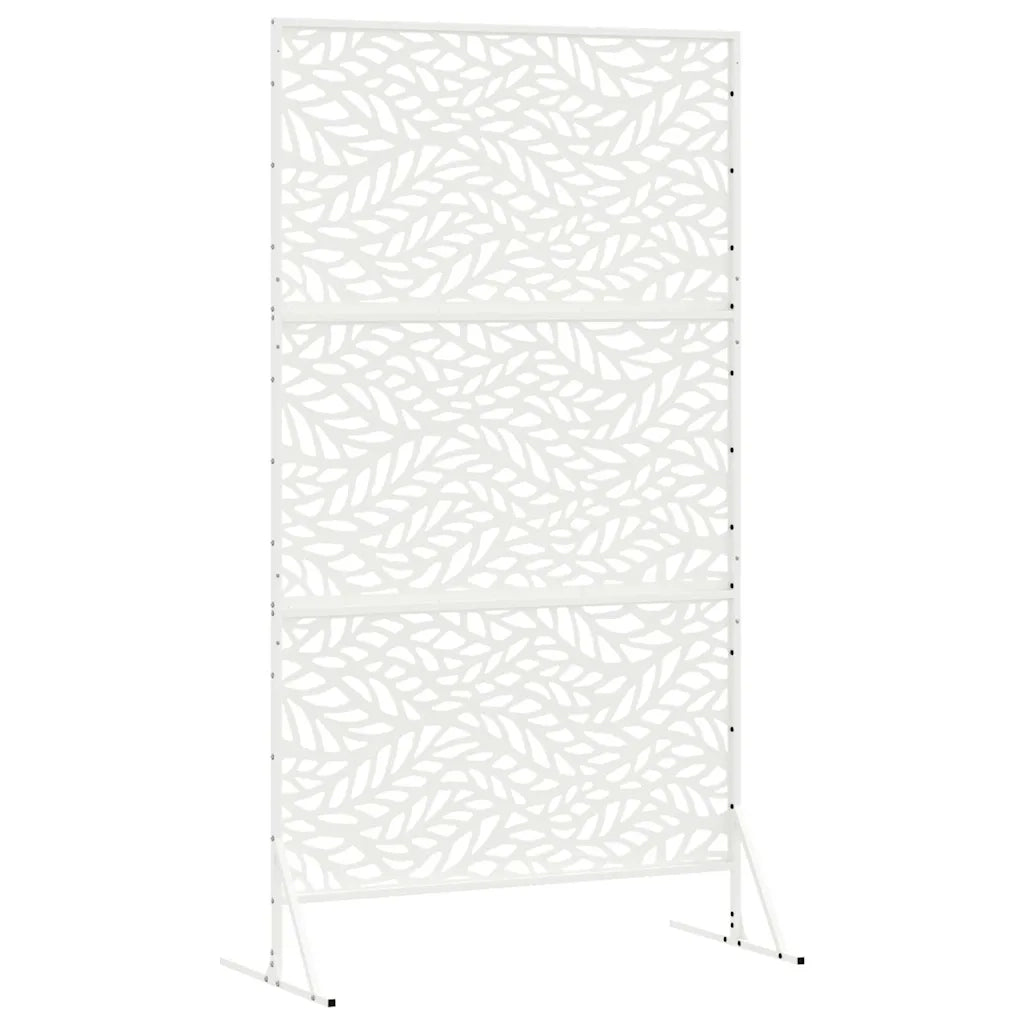 Schermo per Privacy Bianco 100 x 50 x 180 cm Acciaio