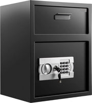 Cassaforte Elettronica Antincendio - Cassaforte con Chiusura a Numeri - Cassaforte - Cassaforti con Chiave - Cassaforte Elettronica - Nero - 42L