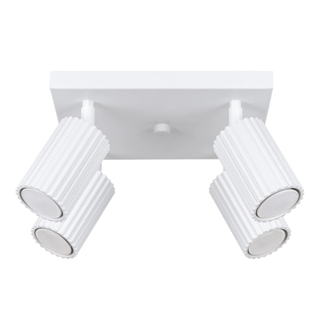 Plafoniera quadrata bianca 25cm 4xGU10 GRAVIO Pure Lume