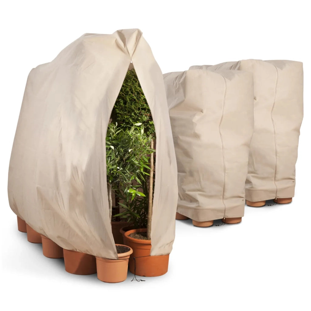 IDMarket - Set di 3 copertura invernale per piante 80 x 160 cm