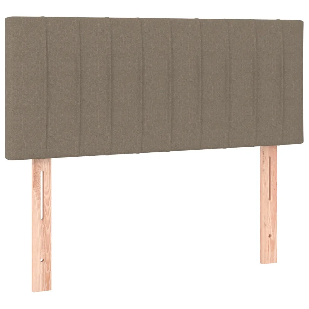 Giroletto a Molle con Materasso-Struttura Letto Tortora 90x200 cm inTessuto 910298