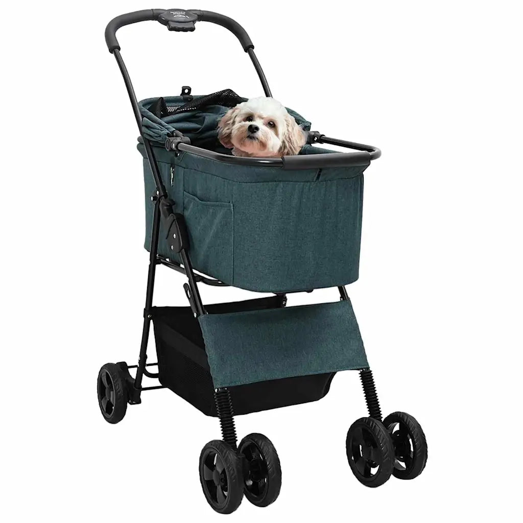Passeggino pieghevole per animali Verde 81 x 47 x 99 cm 42012433