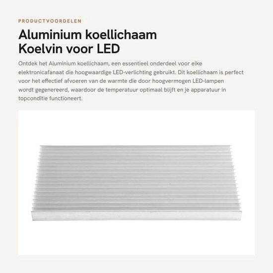Alloggiamento in alluminio per raffreddamento - Scambiatore di calore passivo per LED - Dimensioni 300 x 140 x 20 mm - Ideale per l'elettronica - Estende la durata della vita...