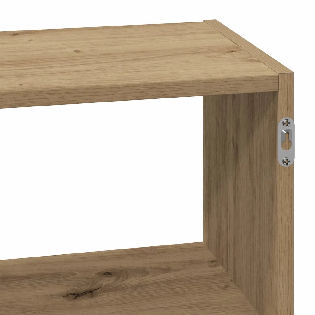 vidaXL Scaffale a Parete Rovere Artigianale 100x25x50 cm in Truciolato