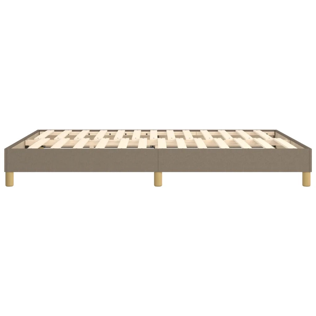 Struttura Letto a Rete a Molle Tortora 140x200 cm in Tessuto 3120618