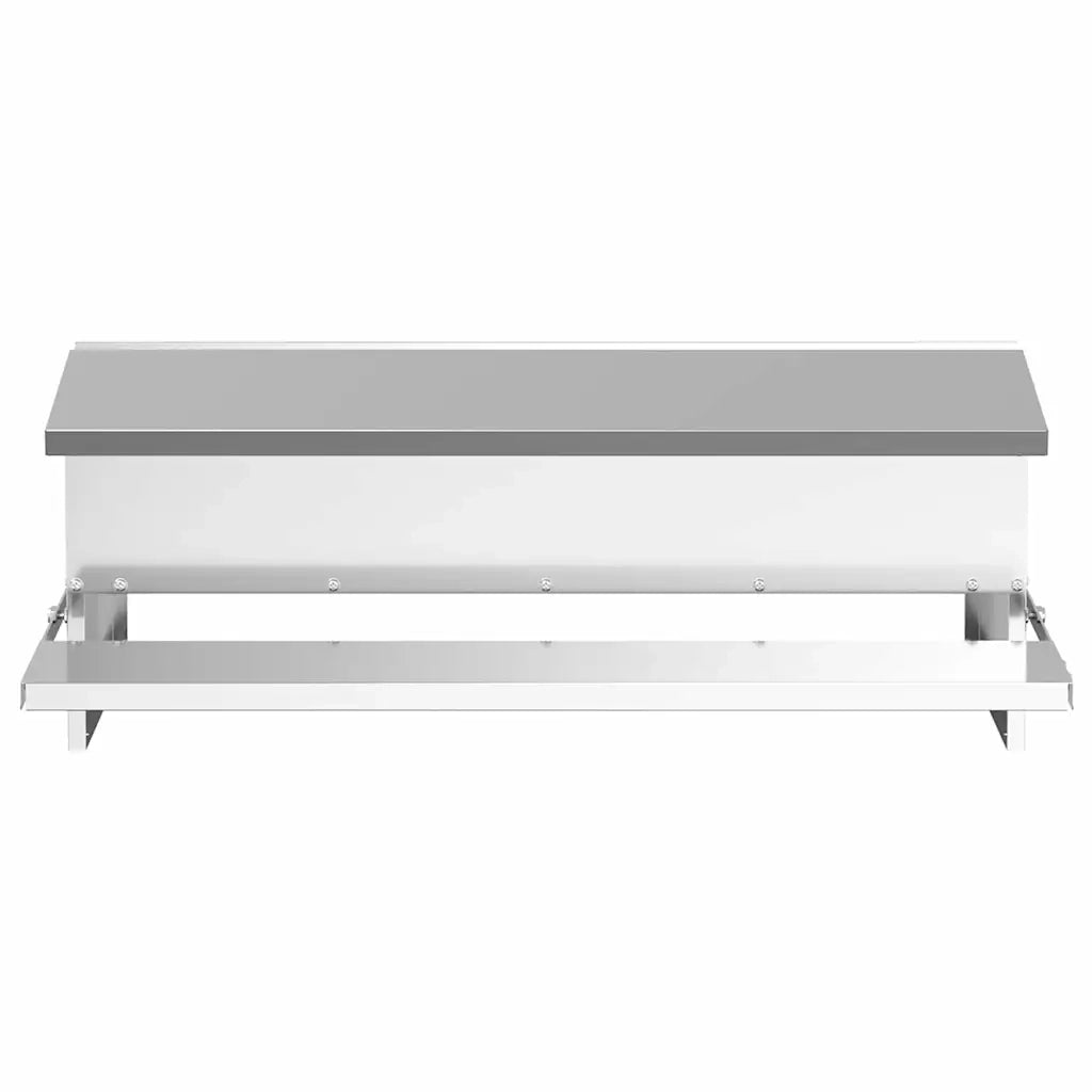 Mangiatore a Pedale per Pollo Argento 75 x 53 x 20,5 cm CFW5435113