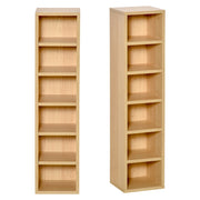 Colonna Porta CD DVD ¨C Minimal ¨C 21x19x88 cm, Colore Rovere