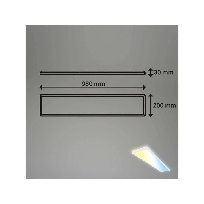Pannello led Tava cct 98 cm 36w 4800lm bianco