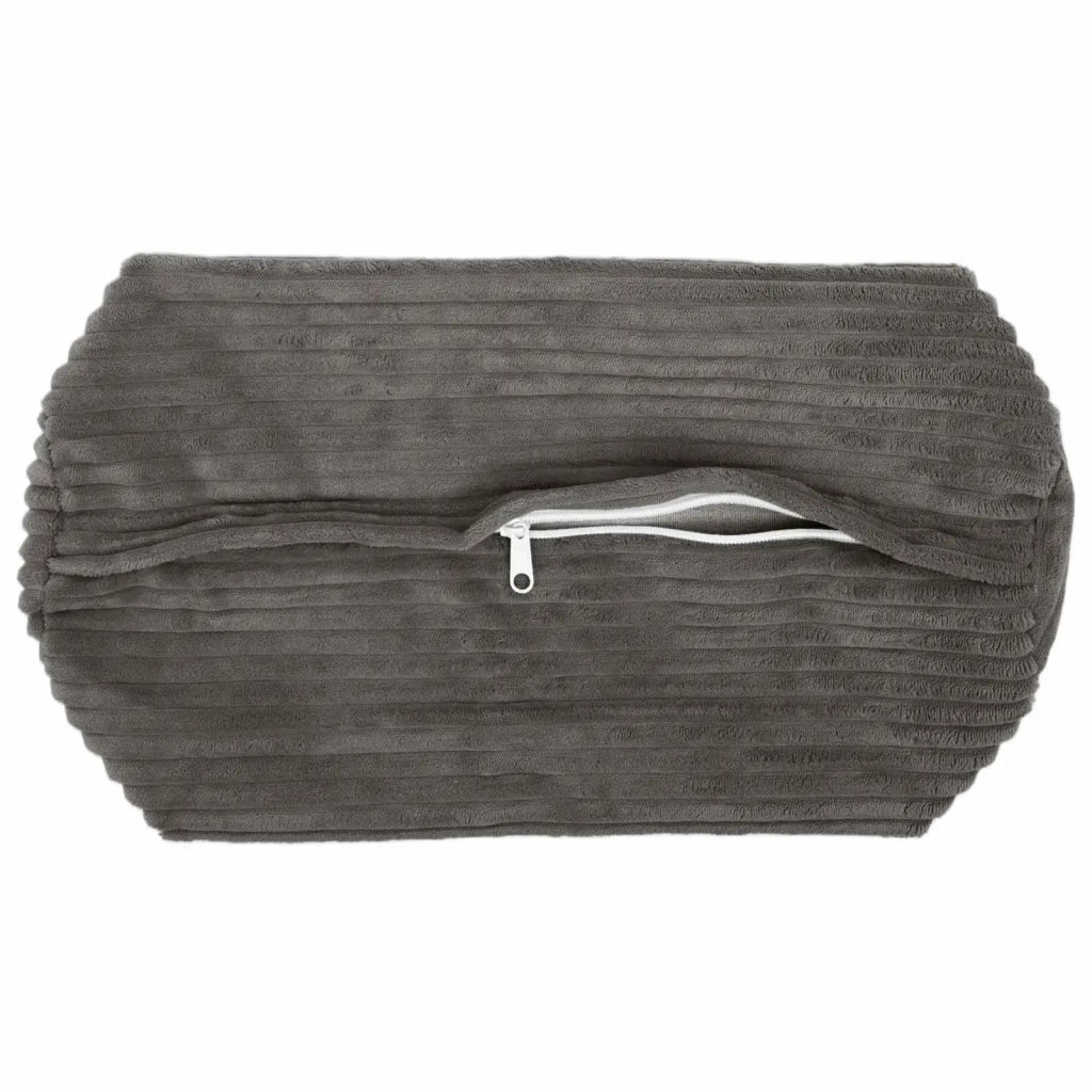 Federa 6 pcs HEERLEN Grigio Scuro Ø 15 x 40 cm corduroy 923244