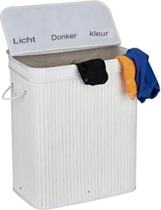 Divisore lavastiratura a 3 cassetti - Divisore lavastiratura a 3 cassetti con coperchio - Divisore lavastiratura con coperchio - Distributore lavastiratura - 63 x 55 x 35 cm - In Bianco