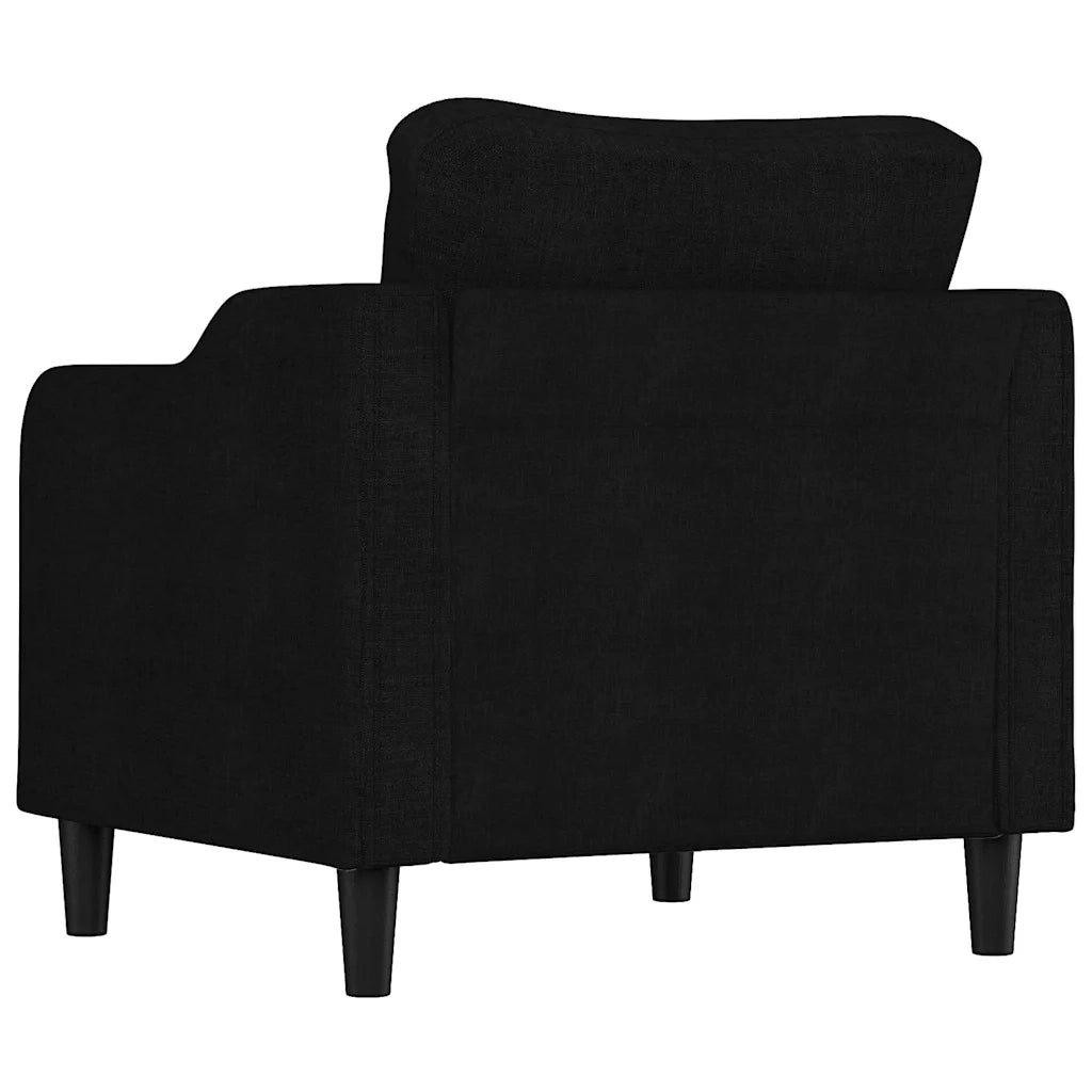 Divano Sedia-Poltrona Nera 60 cm in Tessuto 448990