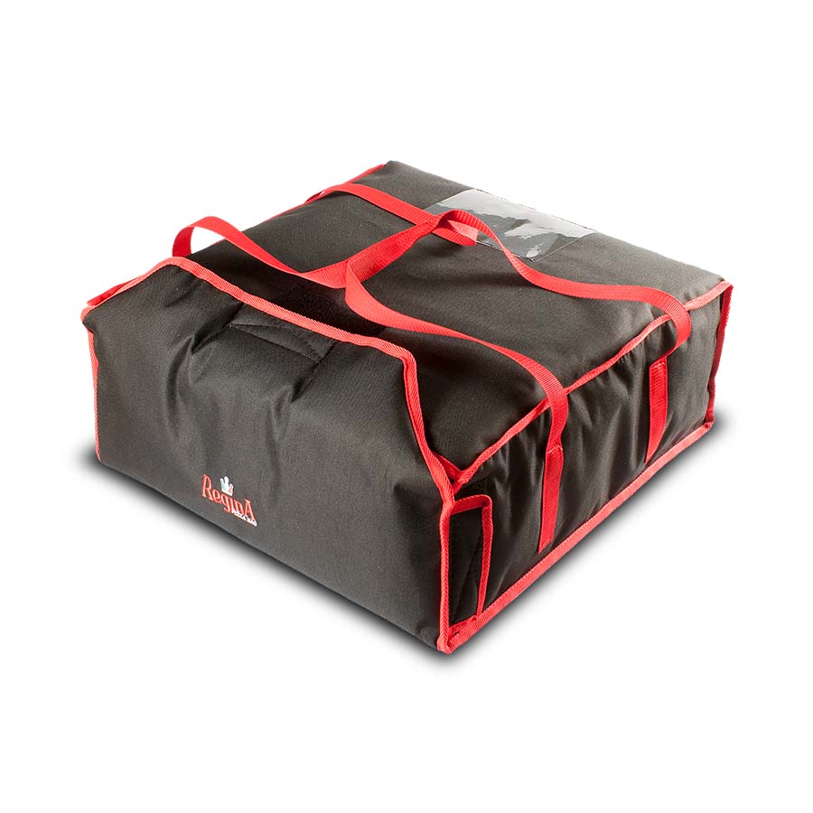 Borsa Porta Pizza 35x35x20 cm in Cordura Regina Nera