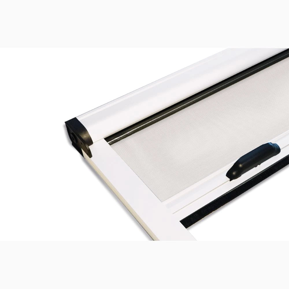 Zanzariera a Rullo Verticale in Fibra di Vetro Riducibile 120x250H cm Telaio Alluminio BIANCO