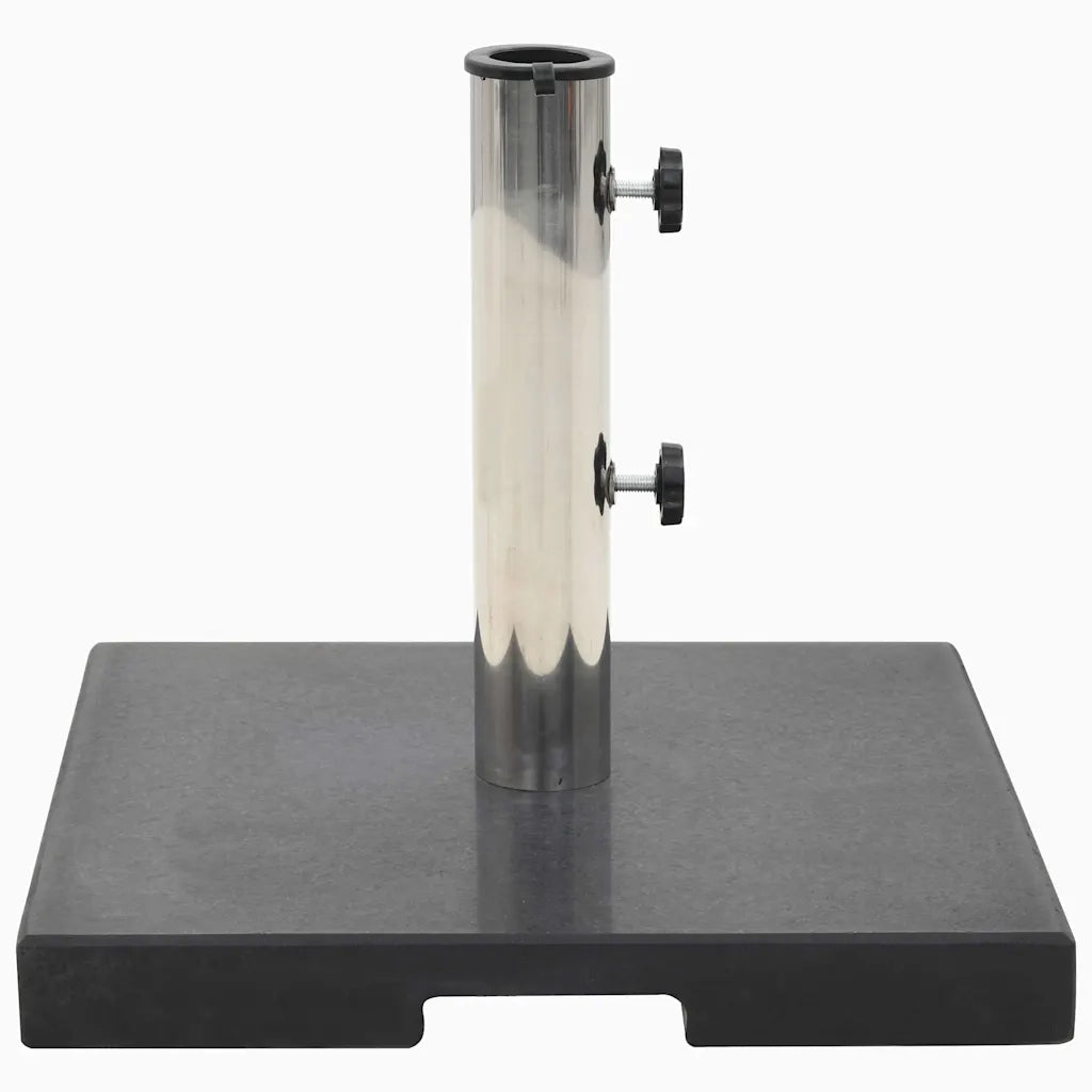 Base per Parasole in Granito 20 kg Quadrata Nera CFW2030717