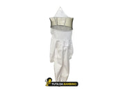 Tuta apicoltore bambino in cotone 100% con maschera a rete, altezza 135 cm