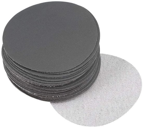 Set di abrasivi a silicato di carbone 1200 Korrel, 30 pezzi, 3 pollici, uso naturale/asciutto, lunga durata
