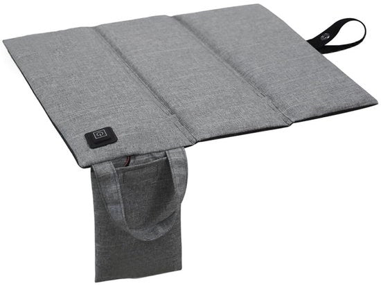 Zaino riscaldante portatile - temperatura regolabile, leggero e ripiegabile, riscaldamento via USB, ideale per attività all'aperto e campeggio, materiale lichtgrijs.