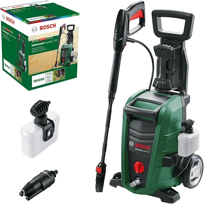 Idropulitrice Bosch UniversalAquatak 125 1500W 125 Bar 6 l/min con Ugello 3 in 1