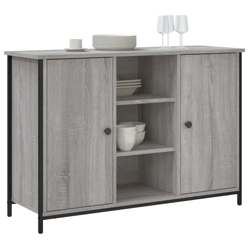 Credenza Grigio Sonoma 100x35x70 cm in Legno Multistratocod mxl 83404