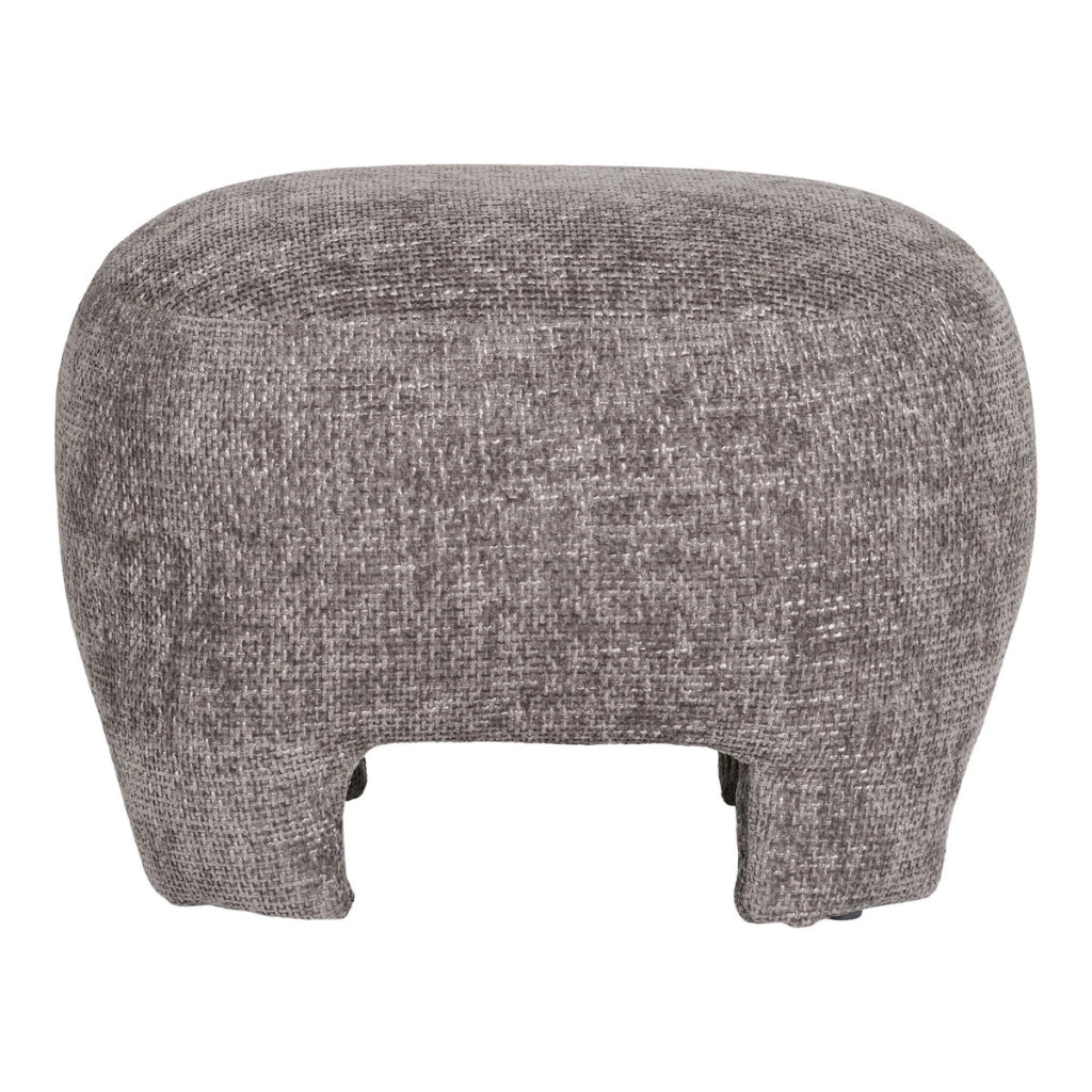 Pouf Nazare, Beige, Poliestere, 41x53x38 cm